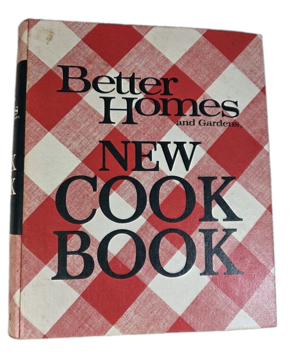 Better Homes and Gardens New Cook Book Ringbound 1972 VTG Food